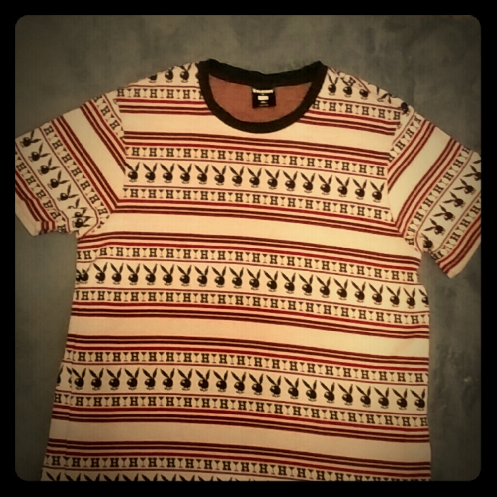 HUF x Playboy Striped Knit Top